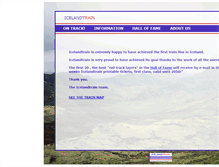 Tablet Screenshot of icelandtrain.com